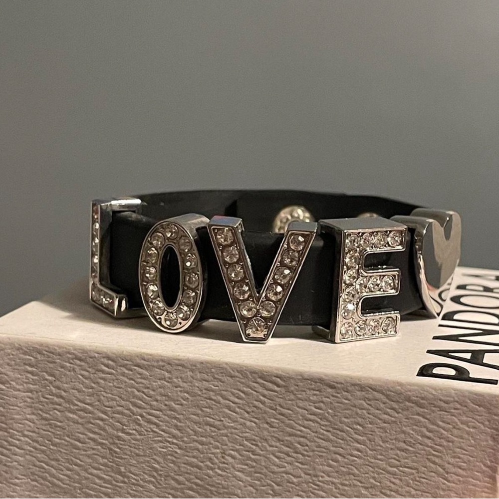 One of a kind Pandora LOVE bracelet